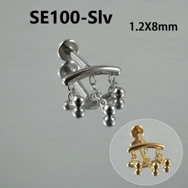 Stainless Steel Stud Piercings
