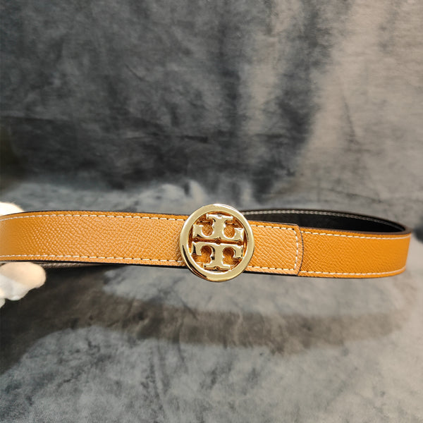 TB Buckle Genuine Leather Reversible Belt