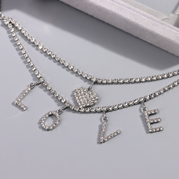 Love Heart Anklet Gold