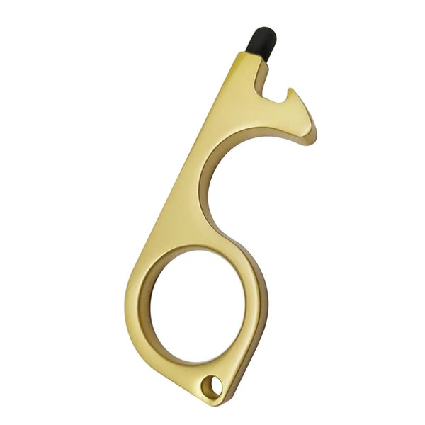 Multifunctional Hand Tool Metal Keychain