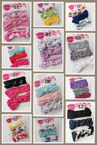 3 piece Baby Headband