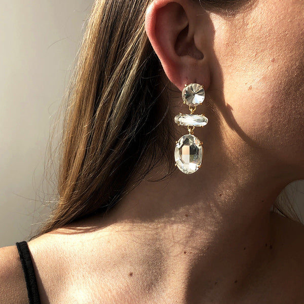 Diamond Encrusted Earrings