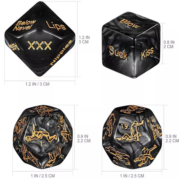 4pcs Role Playing Dice Game
