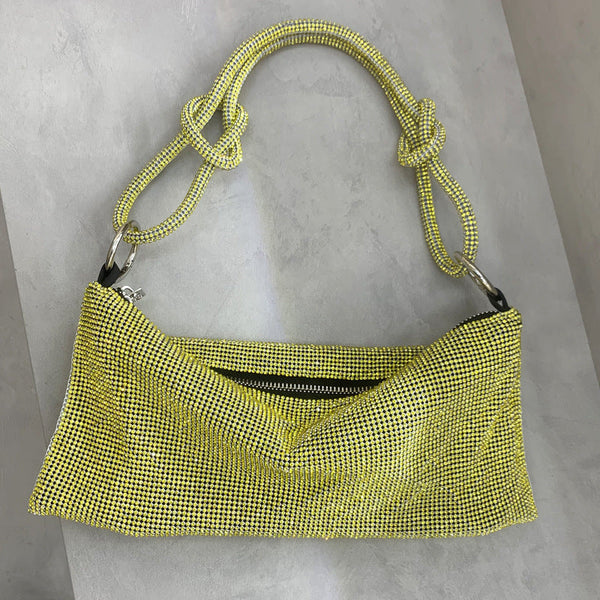 Diamond Studded Shoulder Bag