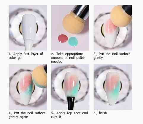 Double-headed Nail Art Smudge Pen MJ1