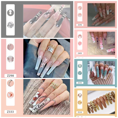 Fancy Press On Nails
