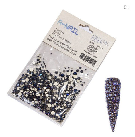 Flat Bottom AB Nail Diamond