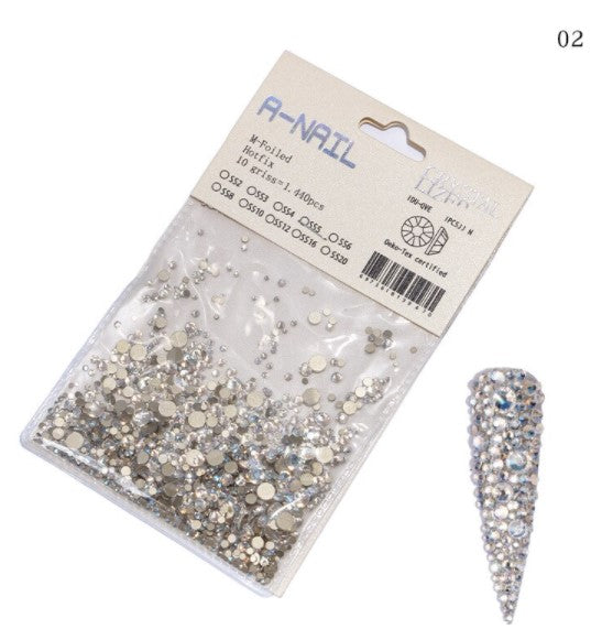 Flat Bottom AB Nail Diamond