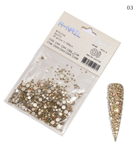 Flat Bottom AB Nail Diamond