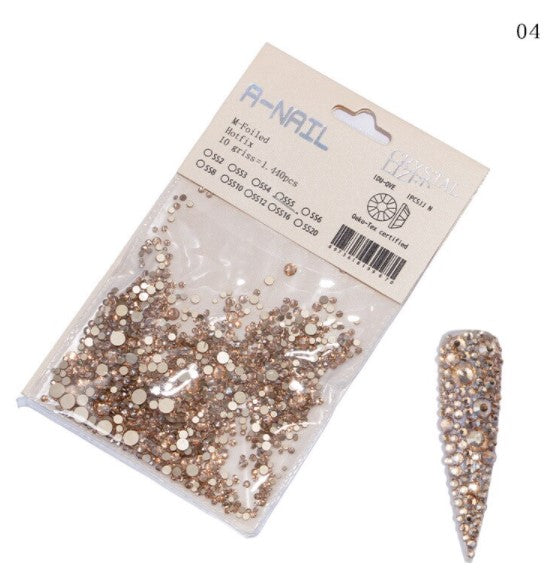 Flat Bottom AB Nail Diamond