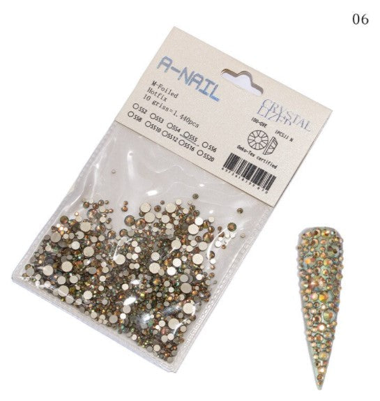 Flat Bottom AB Nail Diamond