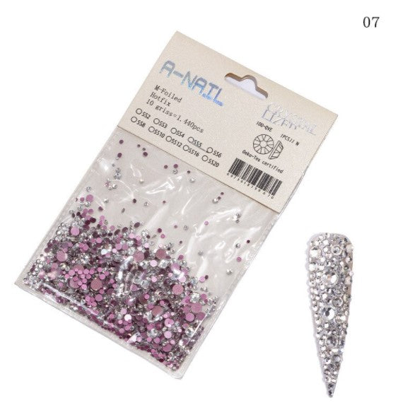 Flat Bottom AB Nail Diamond