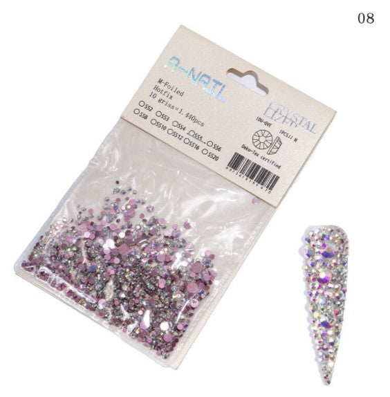 Flat Bottom AB Nail Diamond