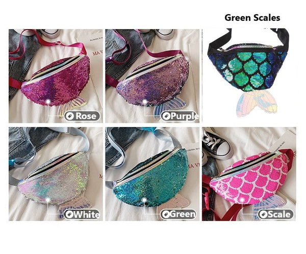 Flip Sequins Mermaid Fanny Packs