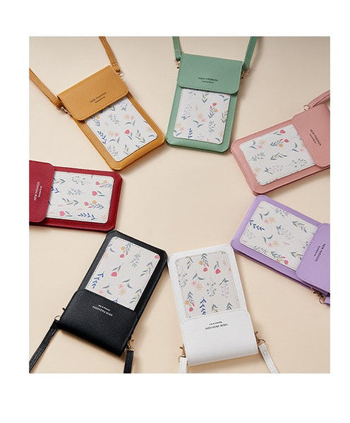 Floral Crossbody Cell Phone Purse 1063