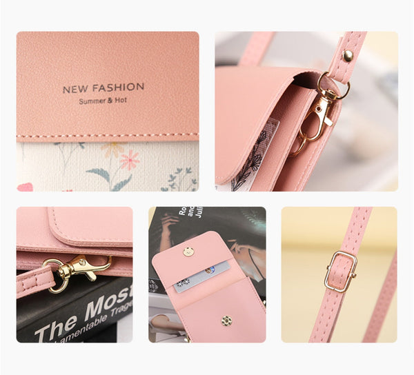 Floral Crossbody Cell Phone Purse 1063
