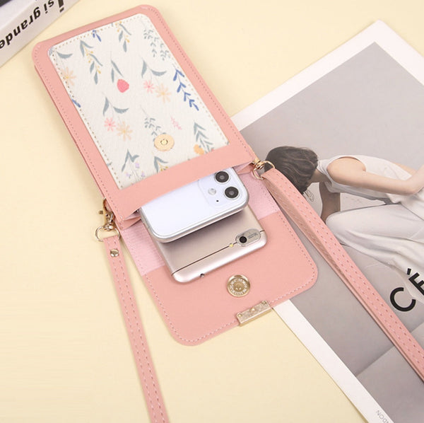 Floral Crossbody Cell Phone Purse 1063