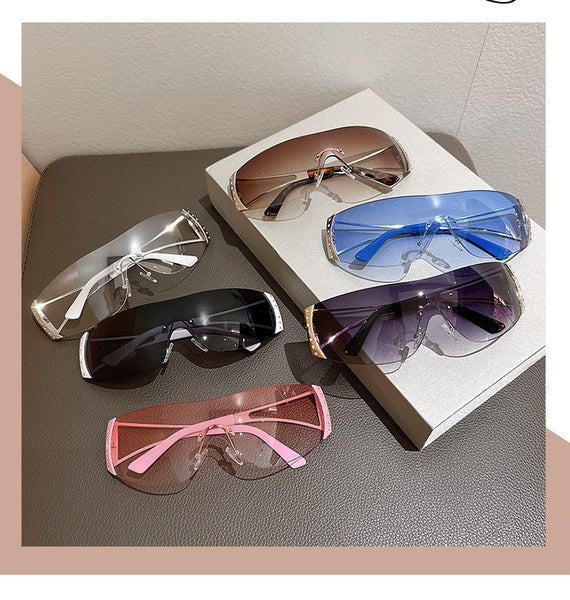 Frameless Y2K Sunglasses 1092