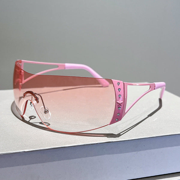 Frameless Y2K Sunglasses 1092