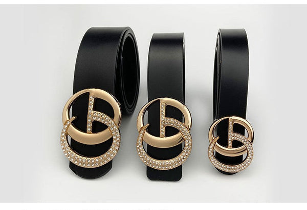 GG Rhinestone Buckle Belt