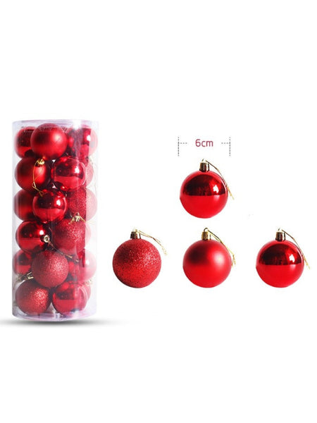 6cm Christmas Ball Ornaments