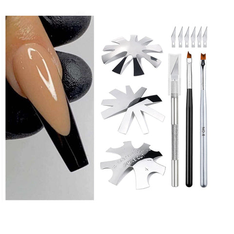 6pcs French Nail Template
