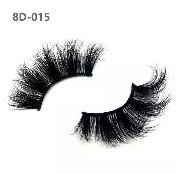 8D 25mm Long Extra Thick Eyelashes Big Dramatic Eyelashes