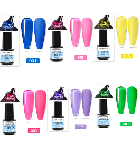 8ml Semi-transparent UV Gel Candy Polish