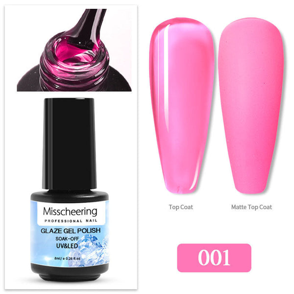 8ml Semi-transparent UV Gel Candy Polish