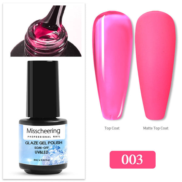 8ml Semi-transparent UV Gel Candy Polish