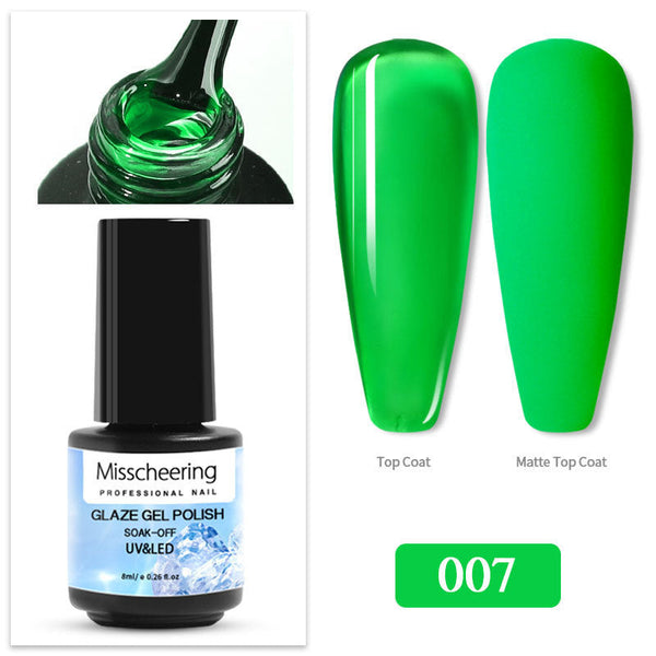 8ml Semi-transparent UV Gel Candy Polish