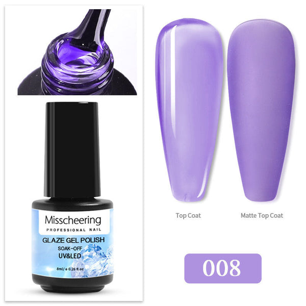 8ml Semi-transparent UV Gel Candy Polish