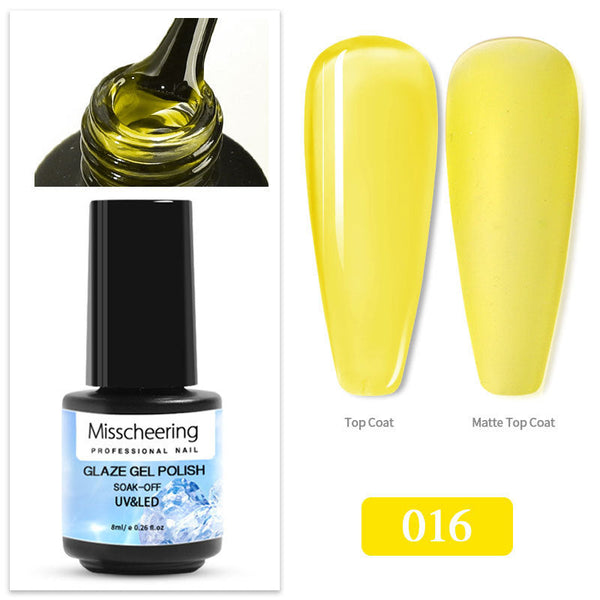 8ml Semi-transparent UV Gel Candy Polish
