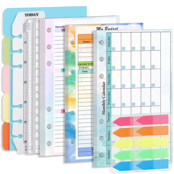A6 Budget Planner Binder Pages