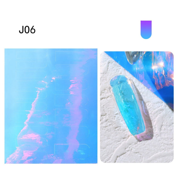 Aurora Ice Cube Sticker