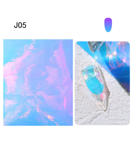 Aurora Ice Cube Sticker