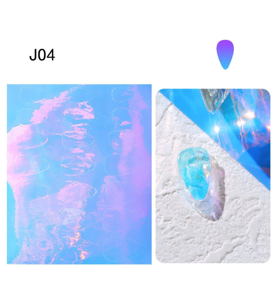 Aurora Ice Cube Sticker