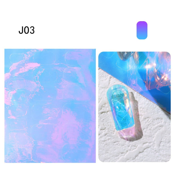 Aurora Ice Cube Sticker