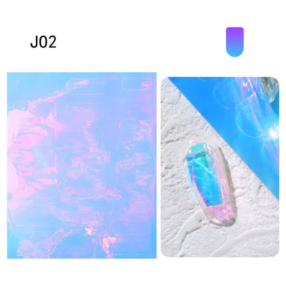 Aurora Ice Cube Sticker