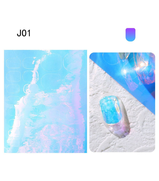 Aurora Ice Cube Sticker