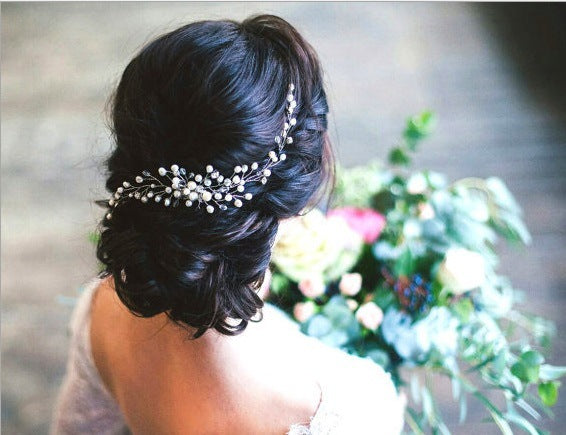 Beaded Pearl Bridal Hair Combs
