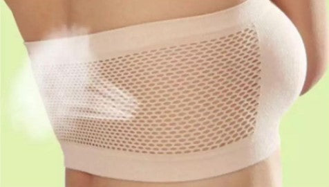 Breathable Mesh Strapless Tube Bra