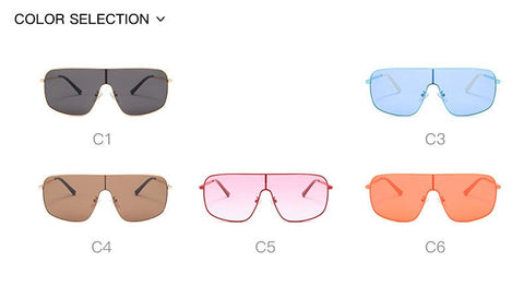 Bright Color Aviator Sunglasses