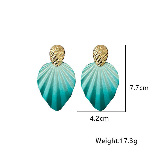 Bright Leaf Earrings E-642