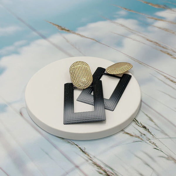 Bright Rectangular Earrings