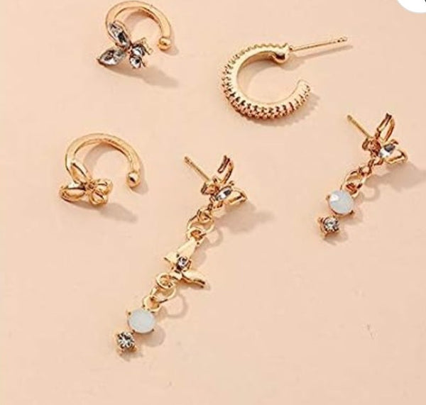 Butterfly Earrings Set