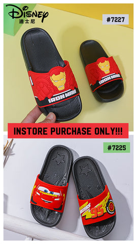 Cars and Iron Man Slippers