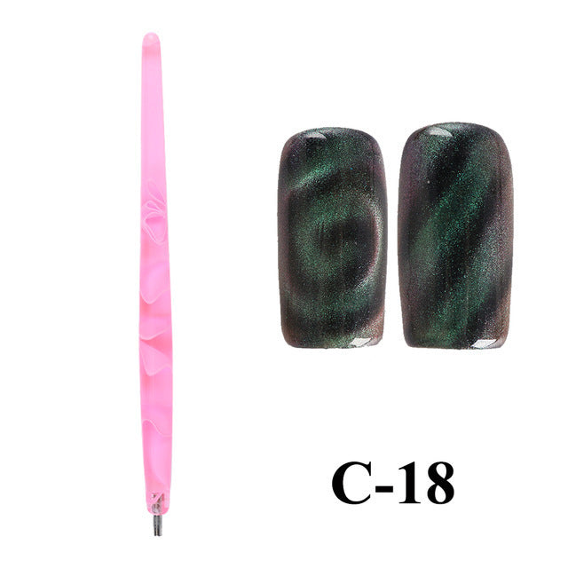 Cat Eye Magnetic Pen (Pink) C-18