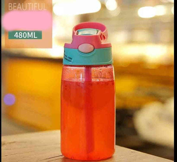 Children's Leakproof Straw Bottle