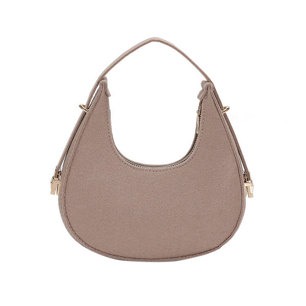 Matte Crescent Shoulder Bag XMY8036